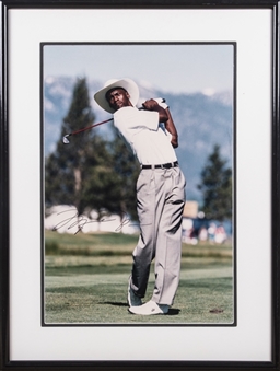 Michael Jordan Signed "Golf" 16x20 Framed Photograph Limited Edition #117/230 (UDA)